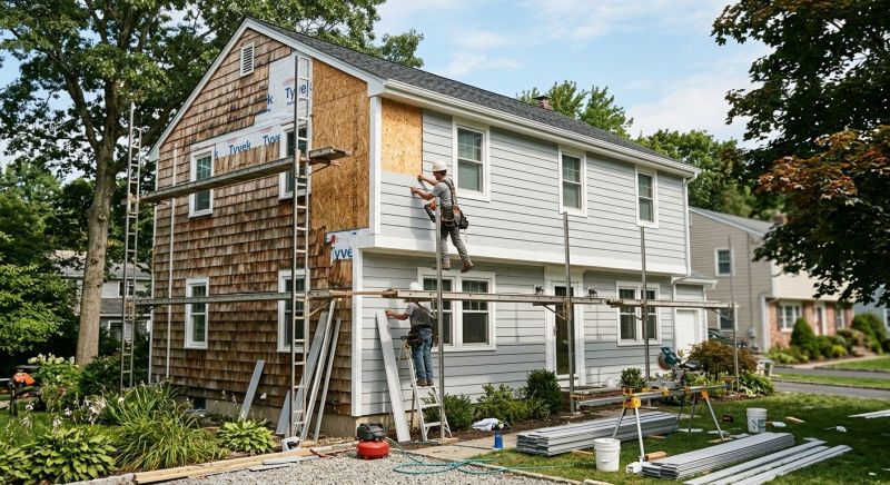 Damaged Siding Replacement in Stamford, CT