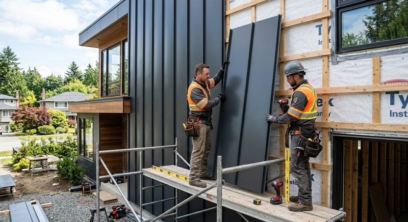 Steel Cladding Installation in Fairfield County, CT